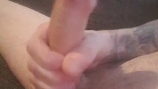 masturbating on my sofa with cum shot