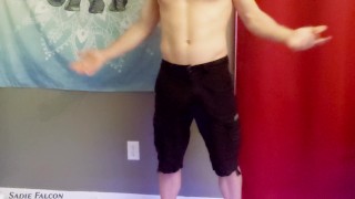 Male Strip Tease - HQ True Stereo Sound - Sadie Falcon (some singing)