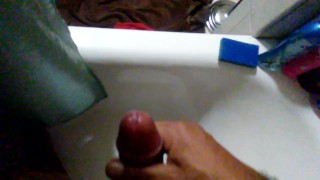 Getting my nut on in shower!