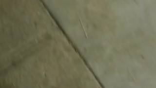 Huge garage cumshot