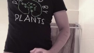 Jerking off In My Bathroom Till I Cum 