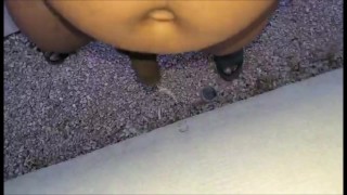 Bed Wetting and pissing outside.