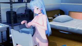 Moka Akashiya (Inner) - Rosario + Vampire - 3D Hentai