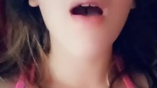 Hot milf moaning on snapchat
