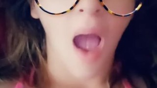 Hot milf moaning on snapchat