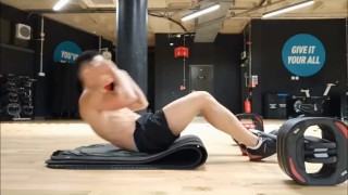 Just me doing 1000 situps, sorry no porn here, quite boring really