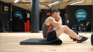 Just me doing 1000 situps, sorry no porn here, quite boring really