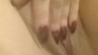 playing with my pussy a little 