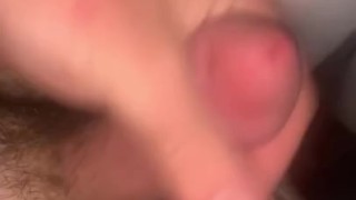 Smaller cock waiting to bust at any moment. 