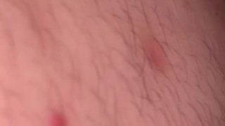 Smaller cock waiting to bust at any moment. 