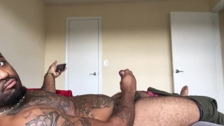 STILL GET THAT GOOD NUT OFF BEFORE WORK!! LOOK ME IN THE EYE WHILE I CUM!!!