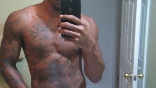 me playing before shower