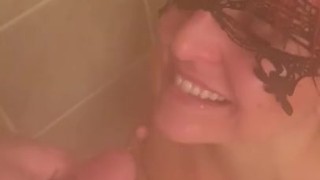 Slut wife was thirsty for piss
