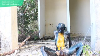 Body Painting : I transformed myself into a creepy demon