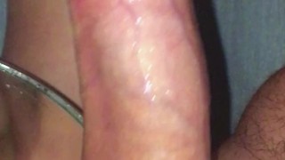 NO HANDS BLOWJOB & SELF SUCK CREAMPIE