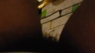 Naughty ftm pup pees on floor