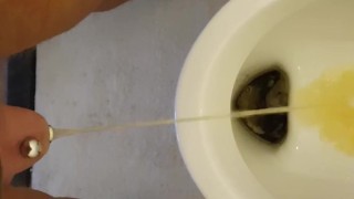 Pissing with prince's wand in my uretra