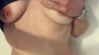 Big gush of pee on my dildo