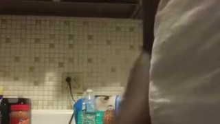 4min stroking BBC Cock (tease)
