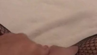 Naughty teen squirts while listening to parents fuck next door