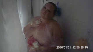 hot milf in the shower getting all wet
