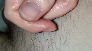 Playing in my cum afterwards