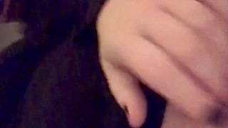 Sneaky masturbation {right in front of bf!}