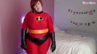 big booty Elastigirl cheats with Frozone, has homewrecker impregnation creampie cum