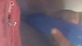 Watch me fuck myself while my roommate showers 