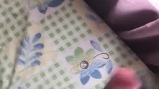 Young gay guy jerking off in front of the window/ moaning/ foot/ underwear
