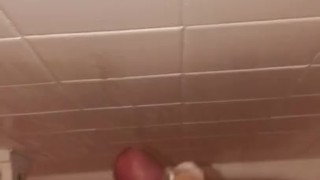 Cumming in the shower