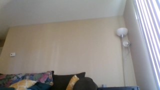 Stripping and showing my tits