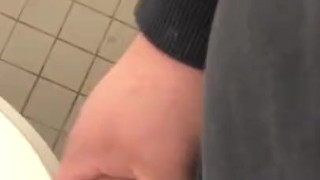 School bathroom jerkoff 