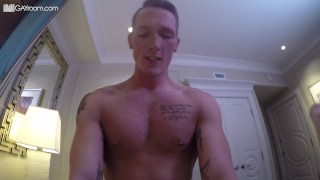 Sexy Step Brothers Deepthroat & Fuck Each Other After A Marshmallow Fight