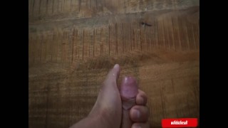 Jacking off On dinner table