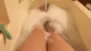 POV what I see in the bath