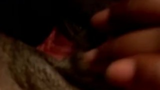 Ebony Pussy Play & Dildo Riding 