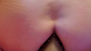 Femboy rides large Bad Dragon Flint