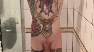 Chilling in the shower