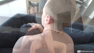 PLEASE DON'T TELL MOM! Step Brother Caught Trying On A Thong, Sucks & Fucks