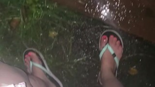 Late Night Piss On Neighbors Front Porch