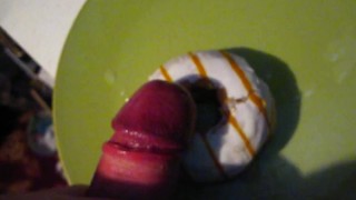 Du sperme sur un donut