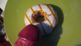 Du sperme sur un donut