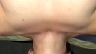 Throat fucked like a pussy. Ball & Ass licking. Cum on throat & Cum kissing