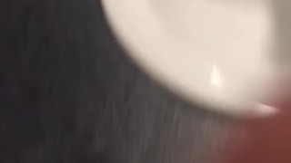 Fit Black guy playing with 9inch cock