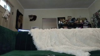 Milking my cock and spreading my ass before making a huge cummy mess