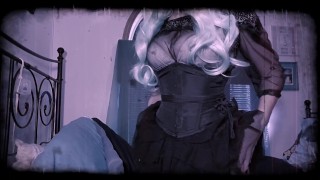 Softcore Halloween Vampire Tina Saraphina Dances And Teases In Corset