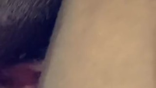 Close Up Horny Native Moaning with Dildo