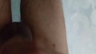 Jerk off while take a shower, cumshot 