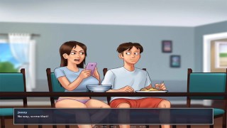 Summer Time Saga (PT 7) - Gave the science teacher 5 Orgasms in class